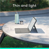 Logitech Combo Touch Keyboard/Cover Case for 11" Apple iPad Air (6th Generation), iPad Air (4th Generation), iPad Air (5th Generation) Tablet - English Keyboard - Oxford Gray