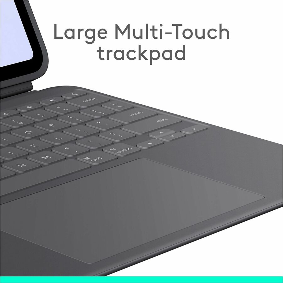 Étui Logitech Combo Touch avec clavier et coque pour tablette Apple iPad Pro 13 pouces (7e génération) - Graphite