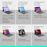 Étui Logitech Combo Touch avec clavier et coque pour tablette Apple iPad Pro 13 pouces (7e génération) - Graphite