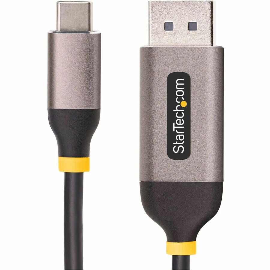 StarTech.com 10ft (3m) USB-C to DisplayPort Adapter Cable, 8K 60Hz, 4K 144Hz, HDR10, USB Type-C to DP 1.4 Converter, USB4/TB3/4 Compatible