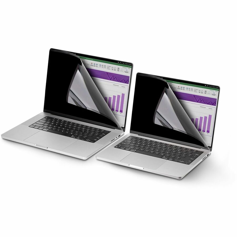 StarTech.com 13.3-inch 16:10 Flip-Up Privacy Screen with Touch, Anti-Glare Blue Light Filter, Laptop Monitor Screen Protector