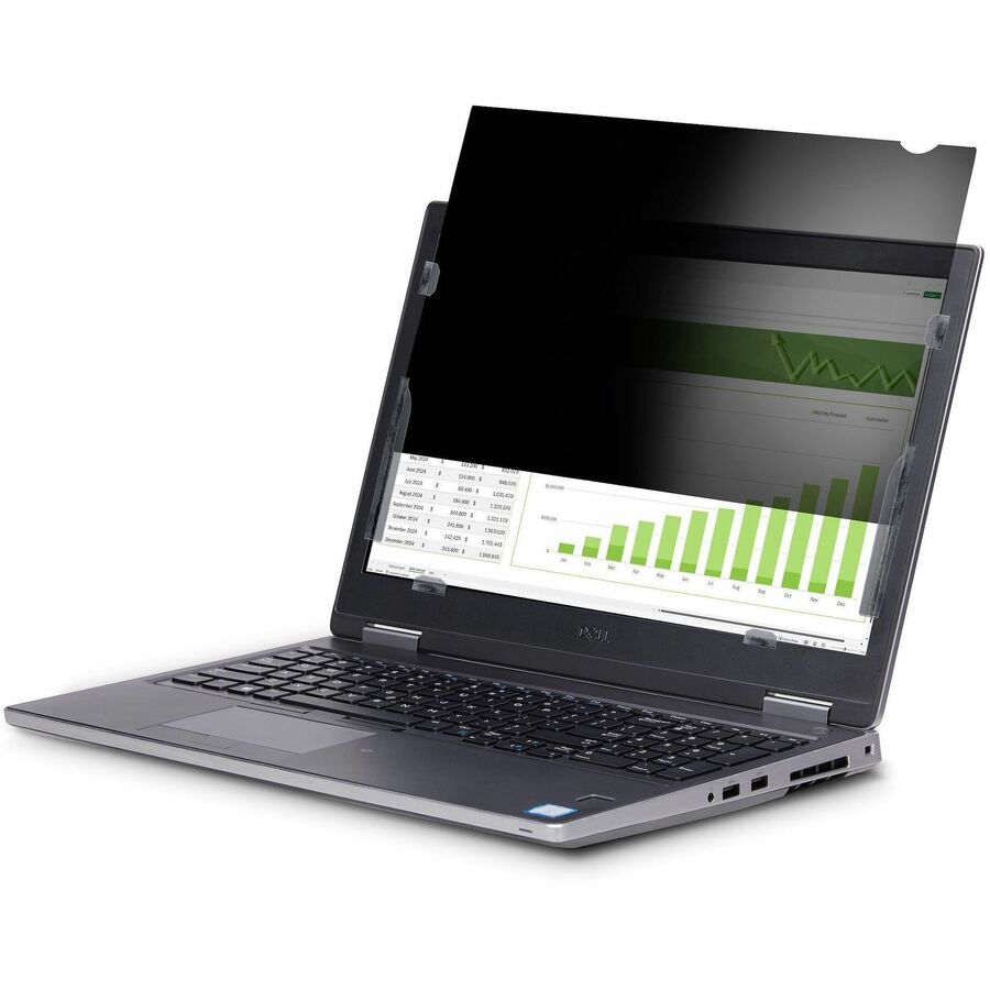 StarTech.com 12.5-inch 16:9 Flip-Up Privacy Screen with Touch, Anti-Glare Blue Light Filter, Laptop Monitor Screen Protector