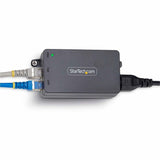 StarTech.com 1-Port 2.5GbE PoE+ Injector, Multi-Gigabit 10M/100M/1G/2.5G Ethernet, Midspan PoE/PoE+ (802.3af/802.3at), 30W, Unmanaged