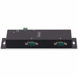 StarTech.com 2-Port Serial to Ethernet Adapter, IP Serial Device Server For Remote RS232 Devices, Wall/DIN Rail Mount, LAN To DB9 Converter