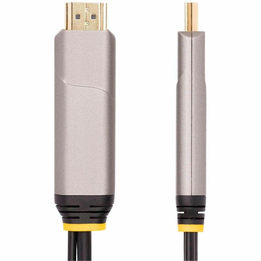 StarTech.com 50ft (15.2m) USB-C to HDMI 2.0 Active Optical Cable (AOC), 4K 60Hz, USB Type-C to HDMI Adapter Cable, CL3 Rated
