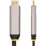 StarTech.com 50ft (15.2m) USB-C to HDMI 2.0 Active Optical Cable (AOC), 4K 60Hz, USB Type-C to HDMI Adapter Cable, CL3 Rated