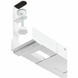 Plateau de gestion des câbles sous le bureau StarTech.com, longueur réglable, installation par pince, sans perçage, blanc
