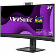 ViewSonic VG3457CV 34" Class Webcam UW-QHD Curved Screen LED Monitor - 21:9 - Black