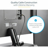 StarTech.com 1ft (30cm) DisplayPort 1.4 Cable, 8K 60Hz HDR10, UHD 4K 120Hz Video, DP to DP Monitor Cord, DP 1.4 Cable, M/M