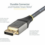 StarTech.com 1ft (30cm) DisplayPort 1.4 Cable, 8K 60Hz HDR10, UHD 4K 120Hz Video, DP to DP Monitor Cord, DP 1.4 Cable, M/M