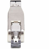 StarTech.com Gigabit Fiber to RJ45 Ethernet Media Converter Dongle, PoE Powered, SMF/MMF, Single/Multimode Optical Fiber, Metal Housing