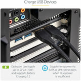 StarTech.com 4-Port USB PCIe Card, USB 3.2 5Gbps, PCI Express Expansion Card with 4x Independent USB Controllers, 4x USB-A Ports