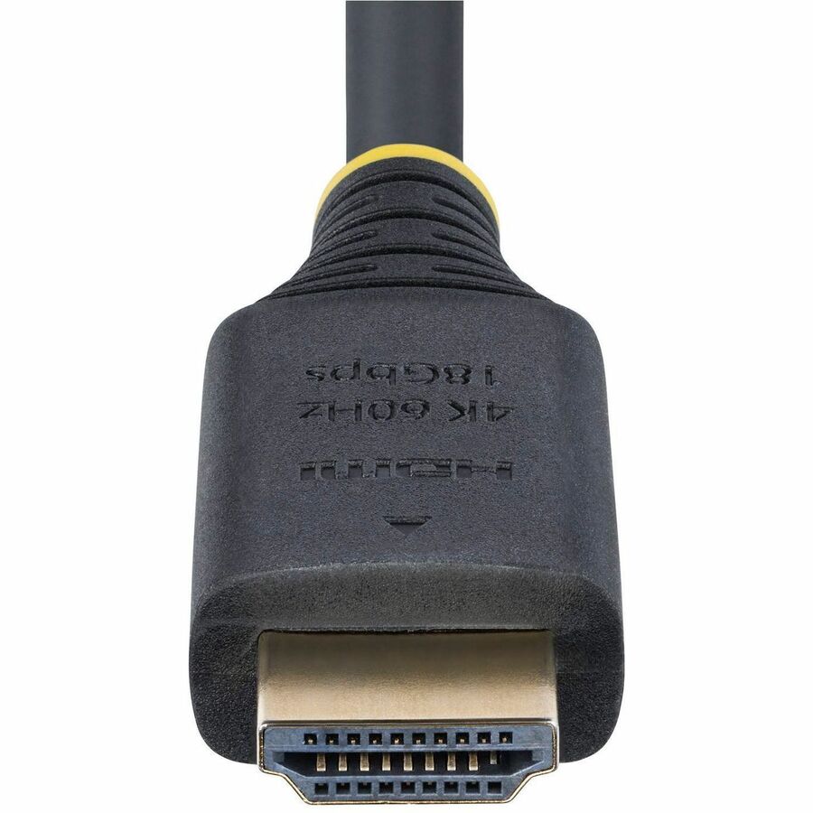 StarTech.com 3ft (0.9m) Premium Certified High Speed HDMI Cable, 4K 60Hz/1440p 144Hz, 18Gbps, UHD HDMI 2.0 Cord, TPE Jacket