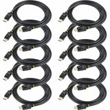 StarTech.com 10ft (3m) VESA Certified DisplayPort Cable - 10 Pack - DisplayPort 1.2 Cable with Latches, 4K 60Hz UHD - Latching DP Connectors

