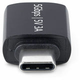 StarTech.com USB-C to USB-A Adapter, USB 5Gbps, Compact USB-C Male to USB-A Female Adapter, Durable Metal Housing, M/F