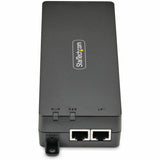 StarTech.com 1-Port 10Gbps Gigabit PoE++ Injector, 90W, 2.5/5/10G Ethernet/10/100/1000M, PoE++ (802.3af/at/bt), Wall Mountable, Unmanaged