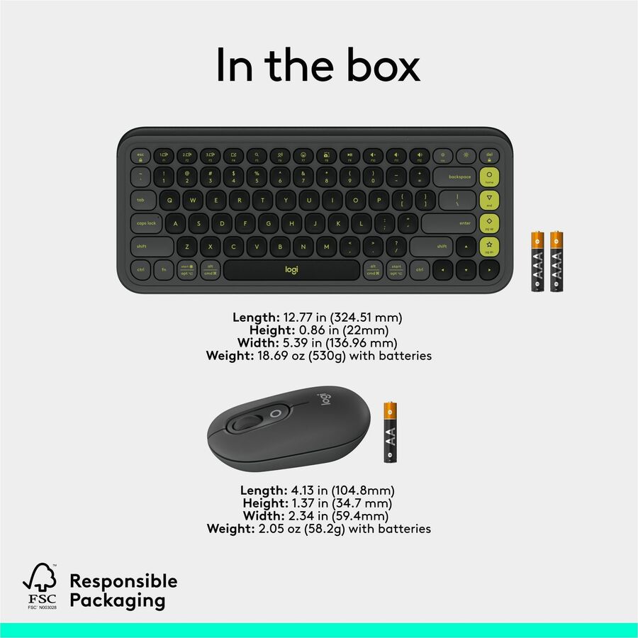 Logitech POP Icon Combo Keyboard & Mouse