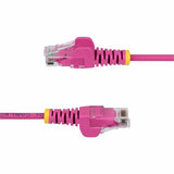 StarTech.com 10ft Pink Slim CAT6 Ethernet Cable, Slim Snagless RJ45, UTP, LSZH, 28AWG Bare Copper, Slim Network Patch Cord, Fluke Tested