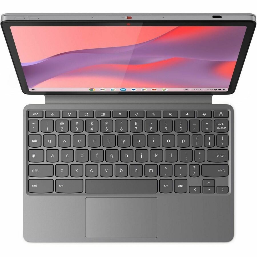 Lenovo IdeaPad Duet Chromebook 11M889 10.9" Touchscreen Detachable 2 in 1 Chromebook - WUXGA - Octa-core (MediaTek Cortex A78 + Cortex A55) - 4 GB - 128 GB Flash Memory - English Keyboard - Luna Gray