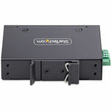 StarTech.com 5-Port Unmanaged Industrial Network Switch, 10/100/1000 Ethernet, DIN Rail/Wall-Mount, IP30 Rated, -40F-167F, 9~60V DC, TAA 
