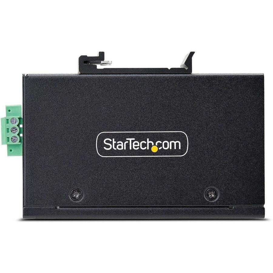 StarTech.com 5-Port Unmanaged Industrial Network Switch, 10/100/1000 Ethernet, DIN Rail/Wall-Mount, IP30 Rated, -40F-167F, 9~60V DC, TAA 