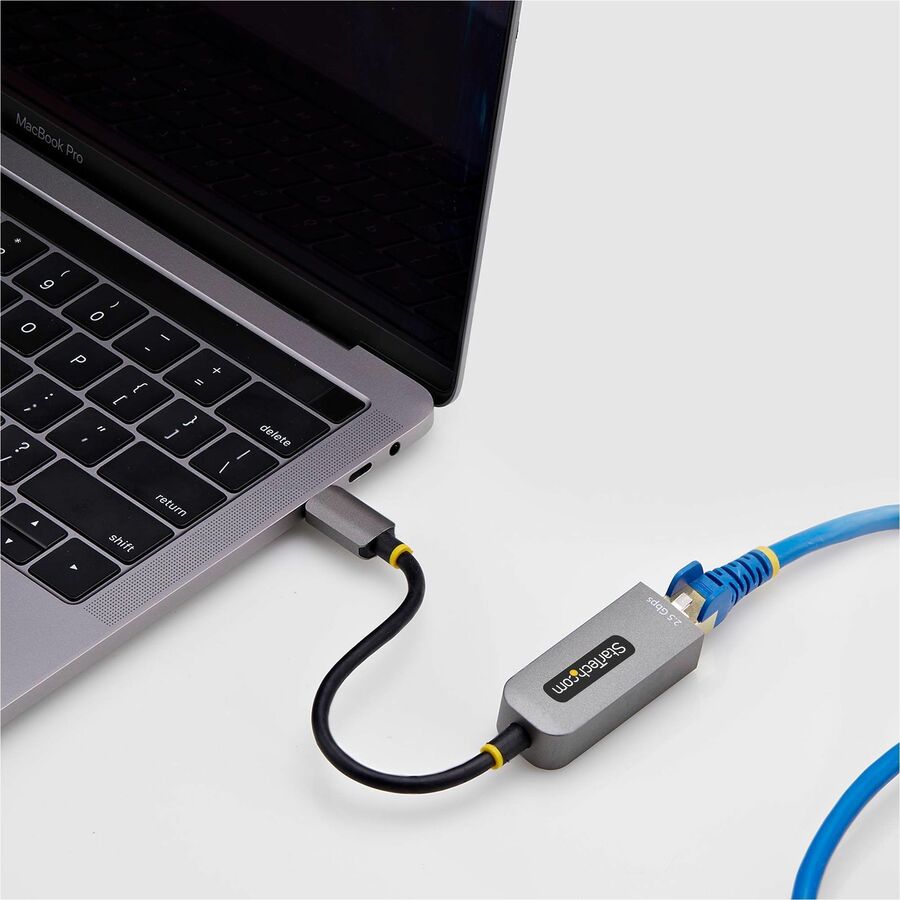 StarTech.com 2.5GbE USB-C to Ethernet Adapter, NBASE-T NIC, USB 3.0 Type-C 2.5/1G Multi Speed Network, USB 3.1 RJ45, Thunderbolt Compatible