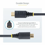 StarTech.com 15ft (4.5m) Premium Certified High Speed HDMI Cable, 4K 60Hz/1440p 144Hz, 18Gbps, UHD HDMI 2.0 Cord, TPE Jacket