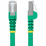 StarTech.com 10ft Green CAT6a Ethernet Cable, Snagless RJ45, 10G, 100W PoE, S/FTP, LSZH, 27AWG Bare Copper, 500MHz, Shielded Network Cord