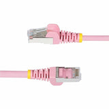 StarTech.com 50ft Pink CAT6a Ethernet Cable, Snagless RJ45, 10G, 100W PoE, S/FTP, LSZH, 27AWG Pure Copper, 500MHz, Shielded Network Cord