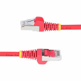 StarTech.com 50ft Red CAT6a Ethernet Cable, Snagless RJ45, 10G, 100W PoE, S/FTP, LSZH, 27AWG Pure Copper, 500MHz, Shielded Network Cord