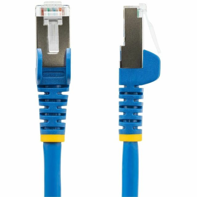 StarTech.com 50ft Blue CAT6a Ethernet Cable, Snagless RJ45, 10G, 100W PoE, S/FTP, LSZH, 27AWG Pure Copper, 500MHz, Shielded Network Cord