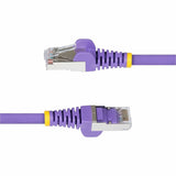 StarTech.com 10ft Purple CAT6a Ethernet Cable, Snagless RJ45, 10G, 100W PoE, S/FTP, LSZH, 27AWG Bare Copper, 500MHz, Shielded Network Cord
