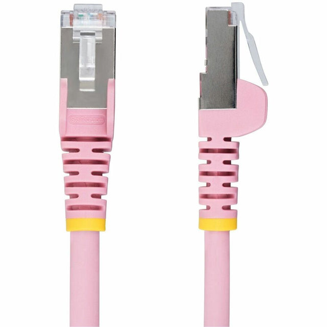 StarTech.com 10ft Pink CAT6a Ethernet Cable, Snagless RJ45, 10G, 100W PoE, S/FTP, LSZH, 27AWG Bare Copper, 500MHz, Shielded Network Cord