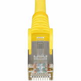 StarTech.com 50ft Yellow CAT6a Ethernet Cable, Snagless RJ45, 10G, 100W PoE, S/FTP, LSZH, 27AWG Pure Copper, 500MHz, Shielded Network Cord