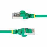 StarTech.com 25ft Green CAT6a Ethernet Cable, Snagless RJ45, 10G, 100W PoE, S/FTP, LSZH, 27AWG Bare Copper, 500MHz, Shielded Network Cord
