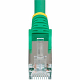 StarTech.com 25ft Green CAT6a Ethernet Cable, Snagless RJ45, 10G, 100W PoE, S/FTP, LSZH, 27AWG Bare Copper, 500MHz, Shielded Network Cord
