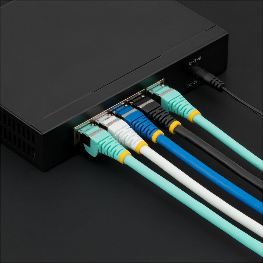 StarTech.com 25ft Gray CAT6a Ethernet Cable, Snagless RJ45, 10G, 100W PoE, S/FTP, LSZH, 27AWG Bare Copper, 500MHz, Shielded Network Cord