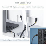 StarTech.com 1ft (30cm) High Speed HDMI Cable, 4K 60Hz/1440p 144Hz, 18Gbps, UHD HDMI 2.0 Cord, TPE Jacket