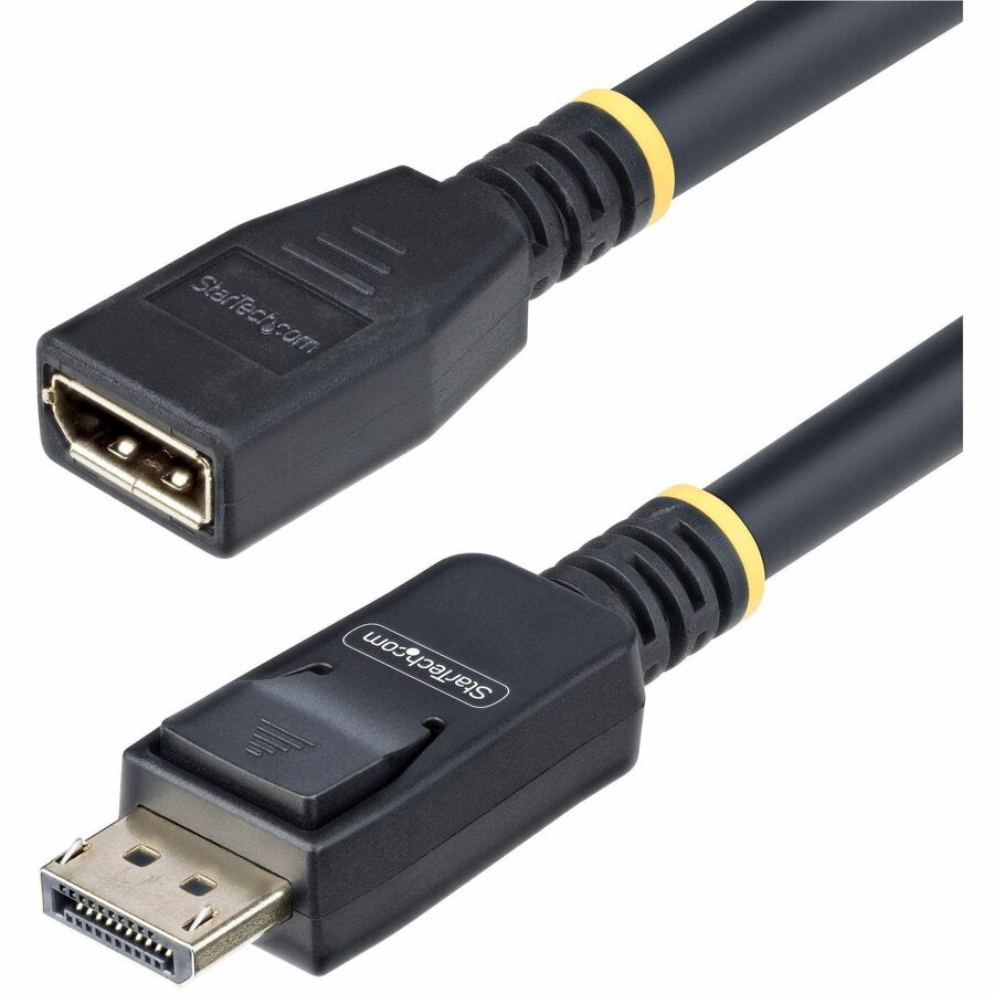 StarTech.com 10ft (3m) DisplayPort 1.4 Extension Cable, DP 1.4 Port Saver Cable, 8K 60Hz, DisplayPort Extension Adapter Cord, Male to Female