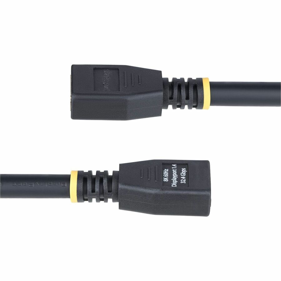 StarTech.com 10ft (3m) DisplayPort 1.4 Extension Cable, DP 1.4 Port Saver Cable, 8K 60Hz, DisplayPort Extension Adapter Cord, Male to Female