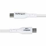 StarTech.com 10ft (3m) USB-A to USB-C Charging Cable, Charge & Sync, 3A, USB 2.0, TPE Jacket - White USB Charging Cord
