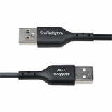 StarTech.com 10-Pack 6ft (1.8m) USB-A to USB-C Charging Cable, Charge & Sync, 3A, USB 2.0, TPE Jacket - Black USB Charging Cord