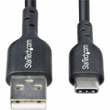 StarTech.com 10-Pack 6ft (1.8m) USB-A to USB-C Charging Cable, Charge & Sync, 3A, USB 2.0, TPE Jacket - Black USB Charging Cord