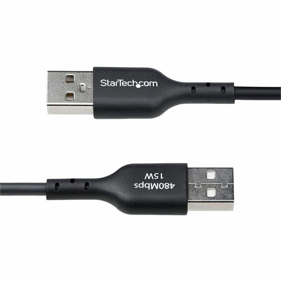 StarTech.com 3ft (91cm) USB-A to USB-C Charging Cable, Charge & Sync, 3A, USB 2.0, TPE Jacket - Black USB Charging Cord