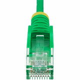 StarTech.com 15ft Green Slim CAT6 Ethernet Cable, Slim Snagless RJ45, UTP, LSZH, 28AWG Bare Copper, Slim Network Patch Cord, Fluke Tested