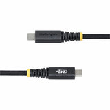 StarTech.com 6.6ft (2m) USB-C Charging Cable, Side Screw Locking, 240W (5A) PD EPR, Silicone Jacket w/Braid, Rugged USB 2.0 Cord, USB-IF