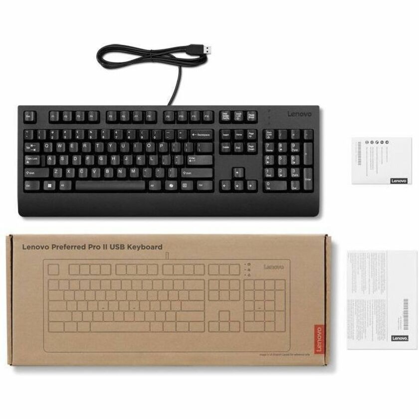 Lenovo Preferred Pro II USB Keyboard Black French Canadian 058