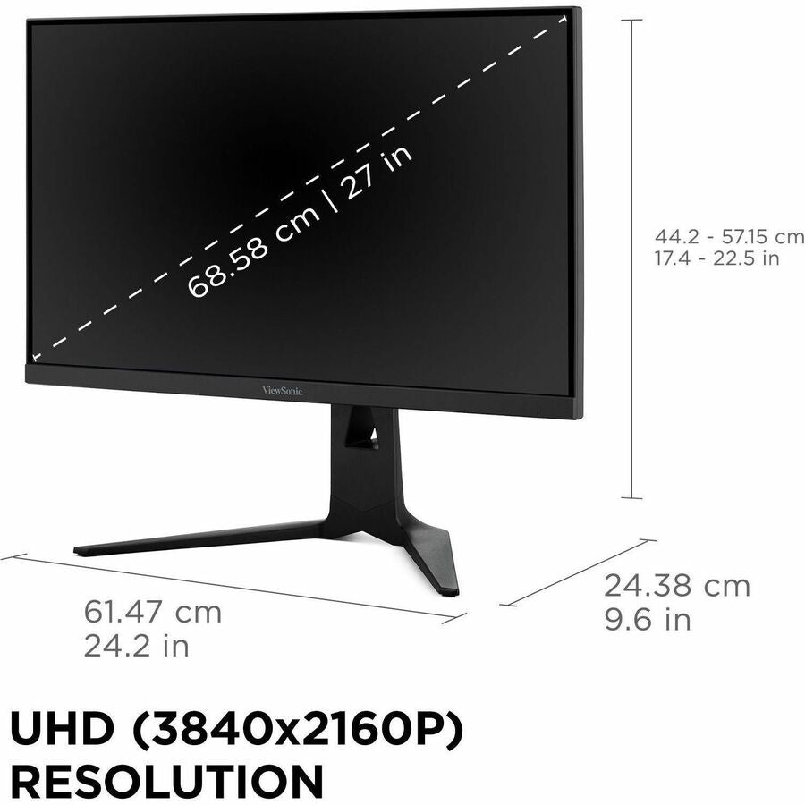 ViewSonic XG275D-4K 27" Class 4K UHD Gaming LED Monitor - 16:9 - Black