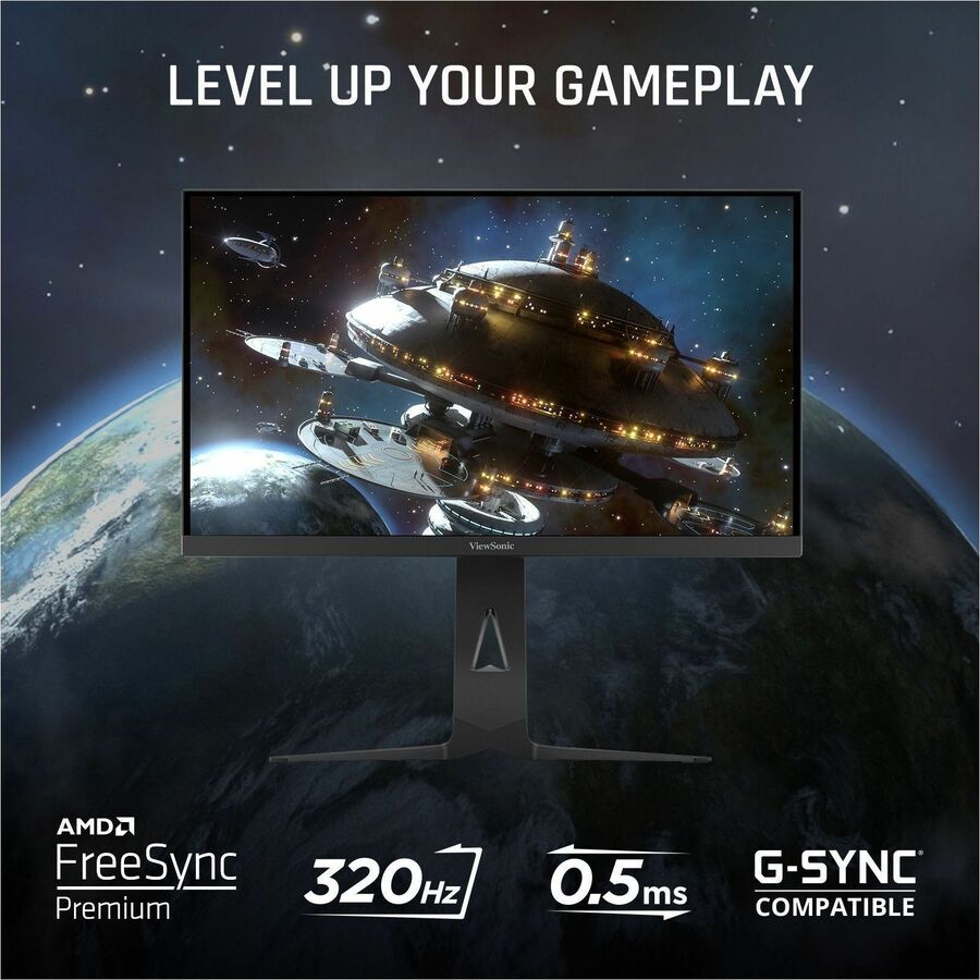 ViewSonic XG275D-4K 27" Class 4K UHD Gaming LED Monitor - 16:9 - Black