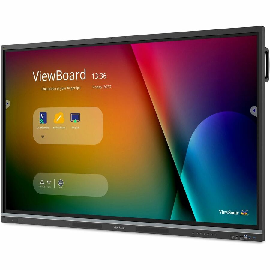 ViewSonic 75" ViewBoard 4K Interactive Flat Panel, 3840 x 2160 resolution
